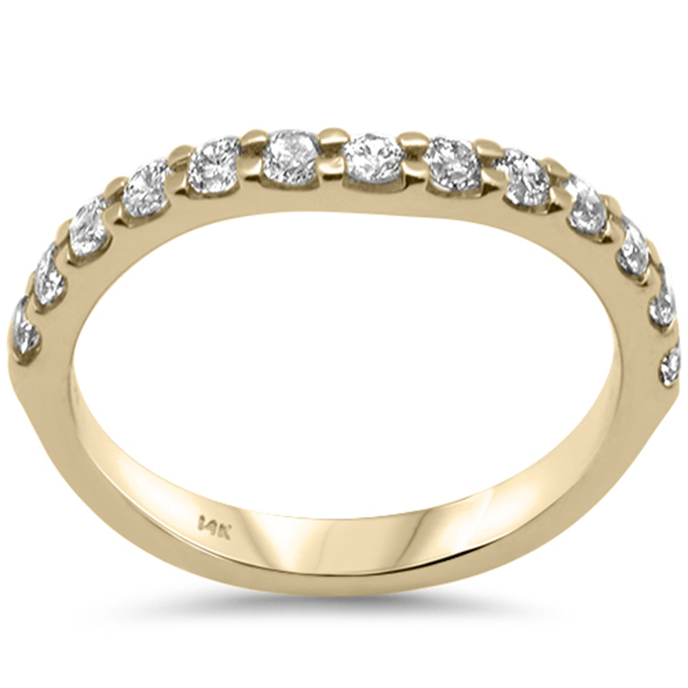 ''SPECIAL! .46ct G SI 14K Yellow GOLD Diamond Stackable Ring Band''