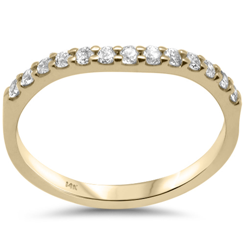 ''SPECIAL! .24ct G SI 14K Yellow Gold DIAMOND Stackable Ring Band''