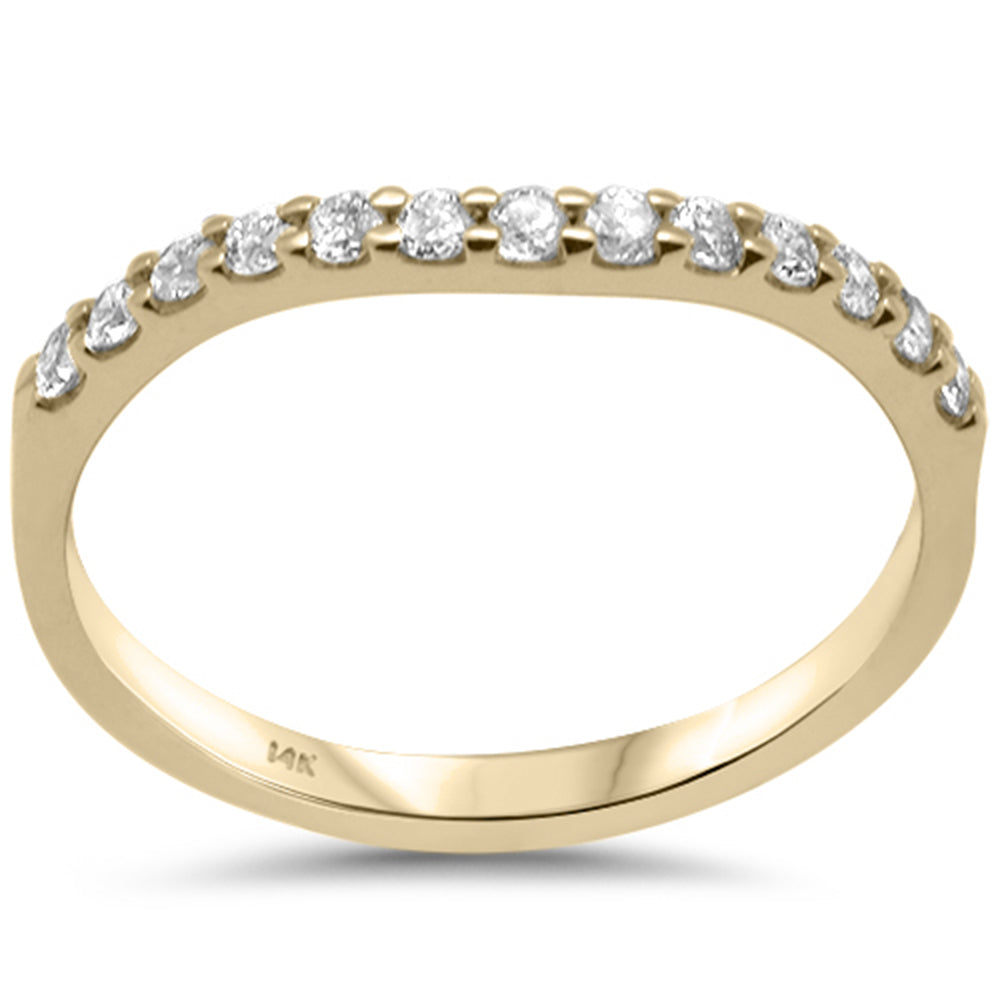 ''SPECIAL! .24ct G SI 14K Yellow GOLD Diamond Stackable Ring Band''