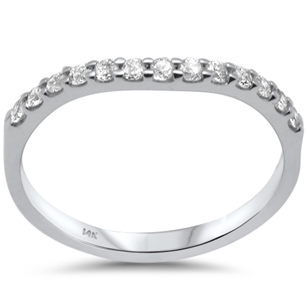 ''SPECIAL! .26ct G SI 14K White GOLD Diamond Stackable Ring Band''
