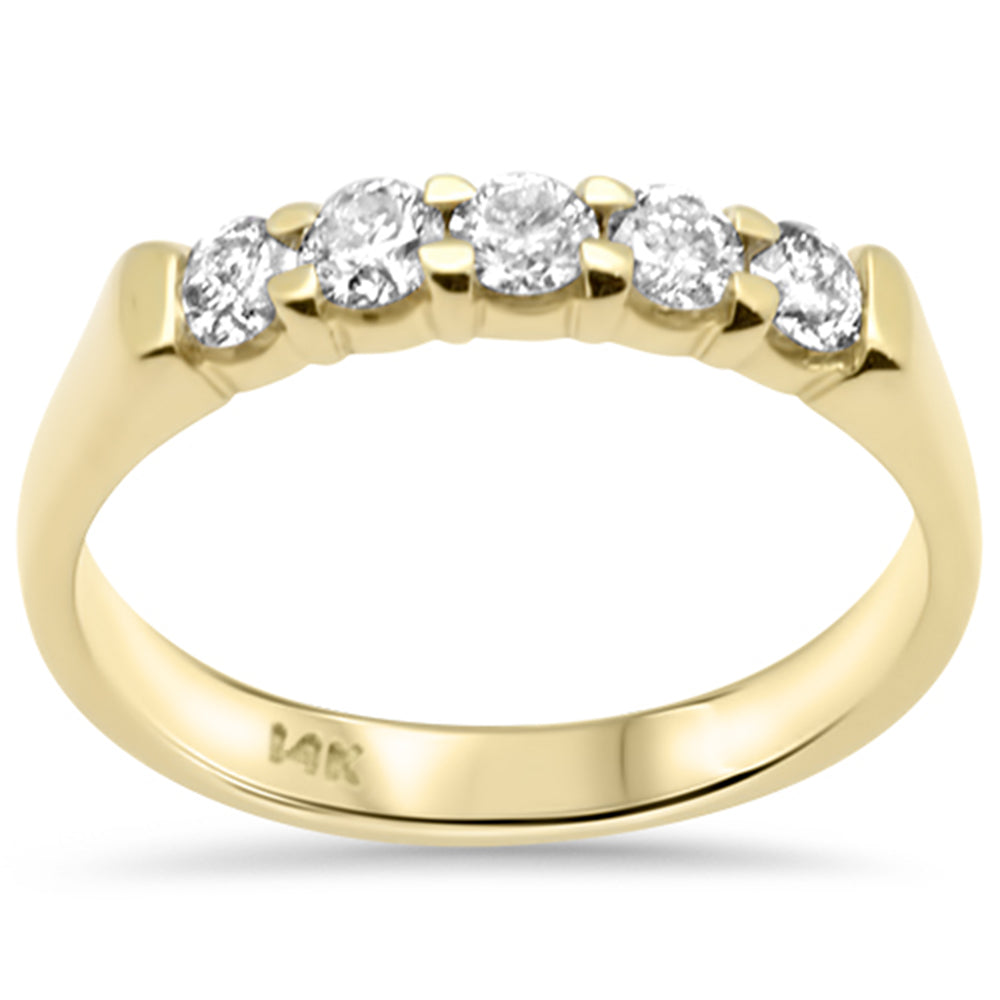 ''SPECIAL!  .50ct G SI 14K Yellow Gold Diamond Band RING Size 6.5''