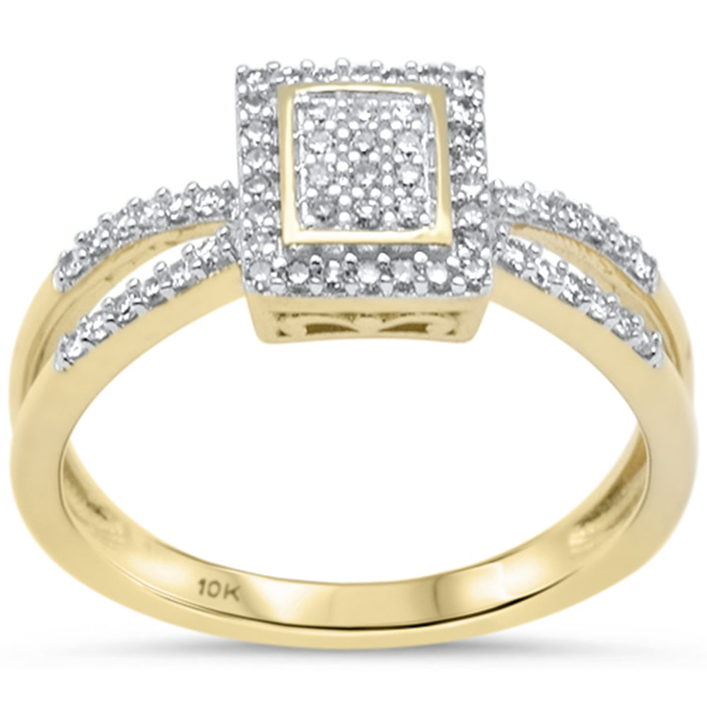 .25ct G SI 10K Yellow Gold Diamond Engagement RING Size 6.5