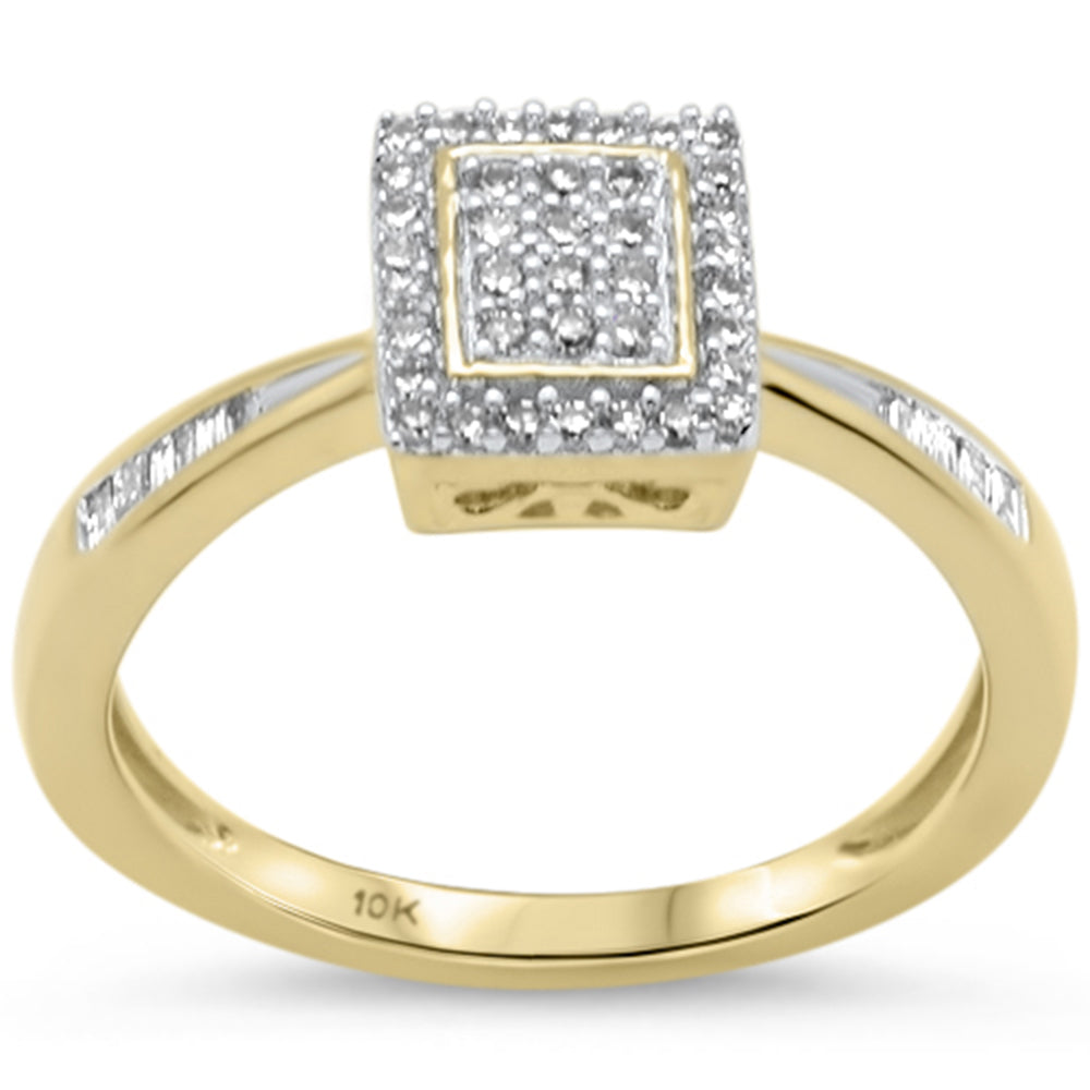 .25ct G SI 10K Yellow Gold Diamond Engagement RING Size 6.5