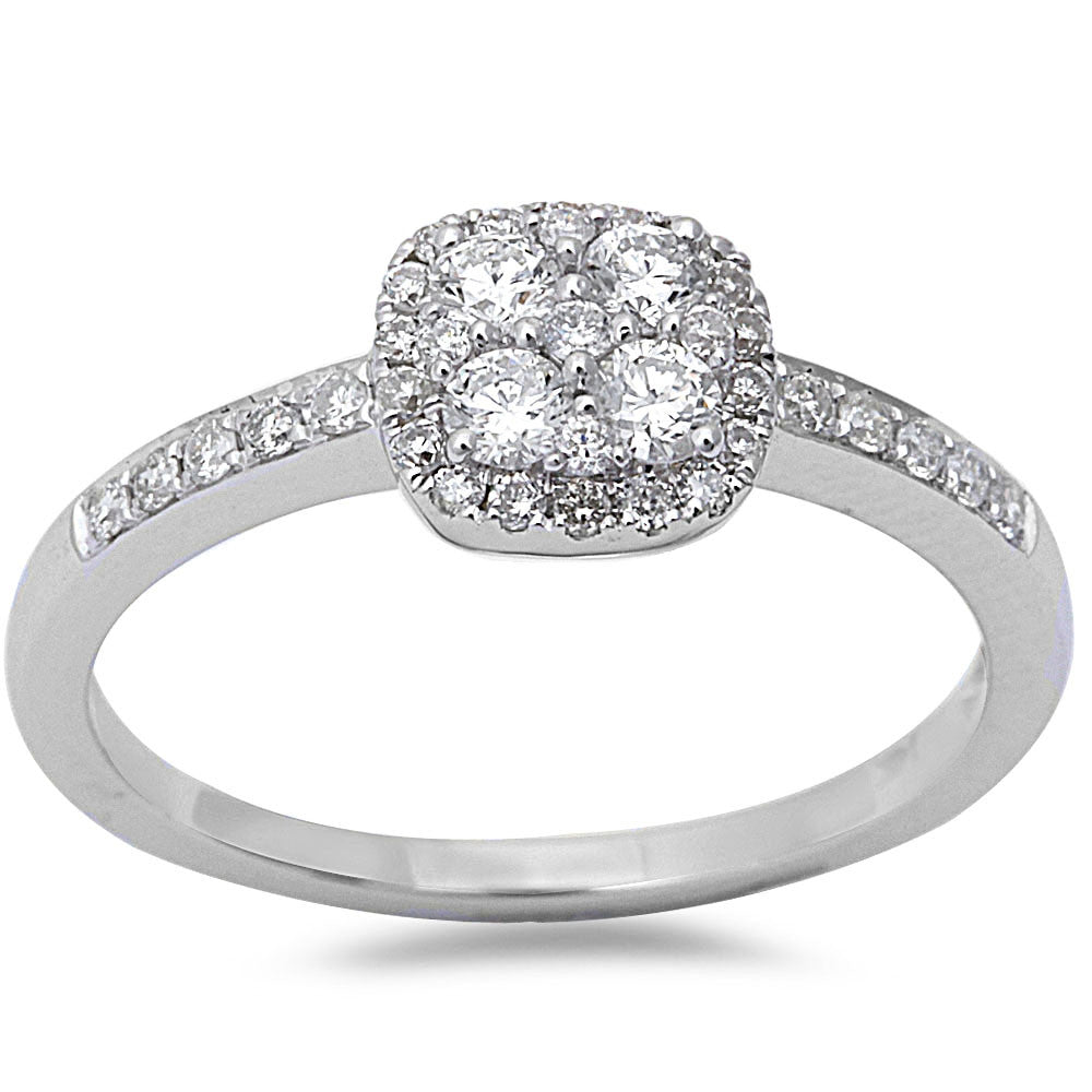 .44ct Round Diamond 14kt White Gold  Engagement Promise RING