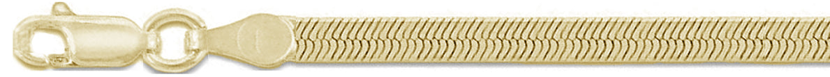 ''080-7MM Magic Herringbone Yellow GOLD Chain .925  Solid Sterling Silver Sizes 7''''-24''''''