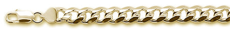 ''250-9MM Yellow GOLD Plated Miami Cuban Chain .925 Solid Sterling Silver Sizes 8-28''''''