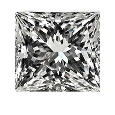 .60CT F VS1 EGL CERTIFIED SQUARE PRINCESS CUT DIAMOND