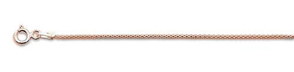 ''1.4MM Rose GOLD Plated Popcorn Chain .925 Solid Sterling Silver Available in 16-22''''''