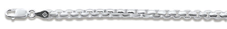 ''250 4.4MM Round Box Chain .925  Solid STERLING SILVER Sizes 8-28''''''