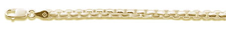 ''250 4.4MM Yellow GOLD Plated Round Box Chain .925  Solid Sterling Silver Sizes 8-28''''''
