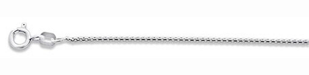 ''015-.9MM Round Box Chain .925  Solid STERLING SILVER Sizes 16-22''''''