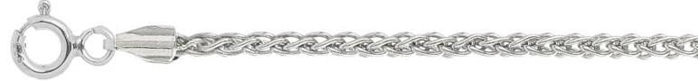 ''035-1.5MM Wheat/Spiga Chain .925 Solid STERLING SILVER Available in 16''''-20'''' inches''