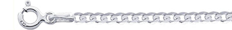 ''050-3MM Flat Curb Chain .925  Solid STERLING SILVER Sizes 16-20''''''