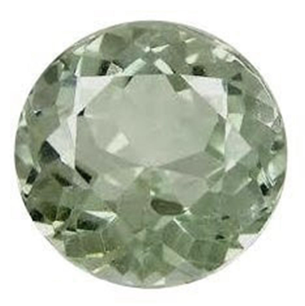 Click to view Round Brilliant Cut Green Amethyst Loose Gemstones varia