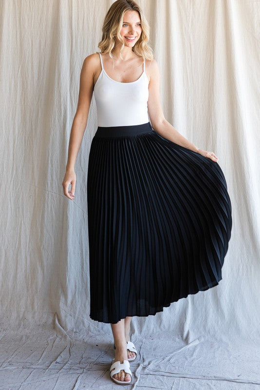 Plus Size Satin Midi Skirt – 2020AVE