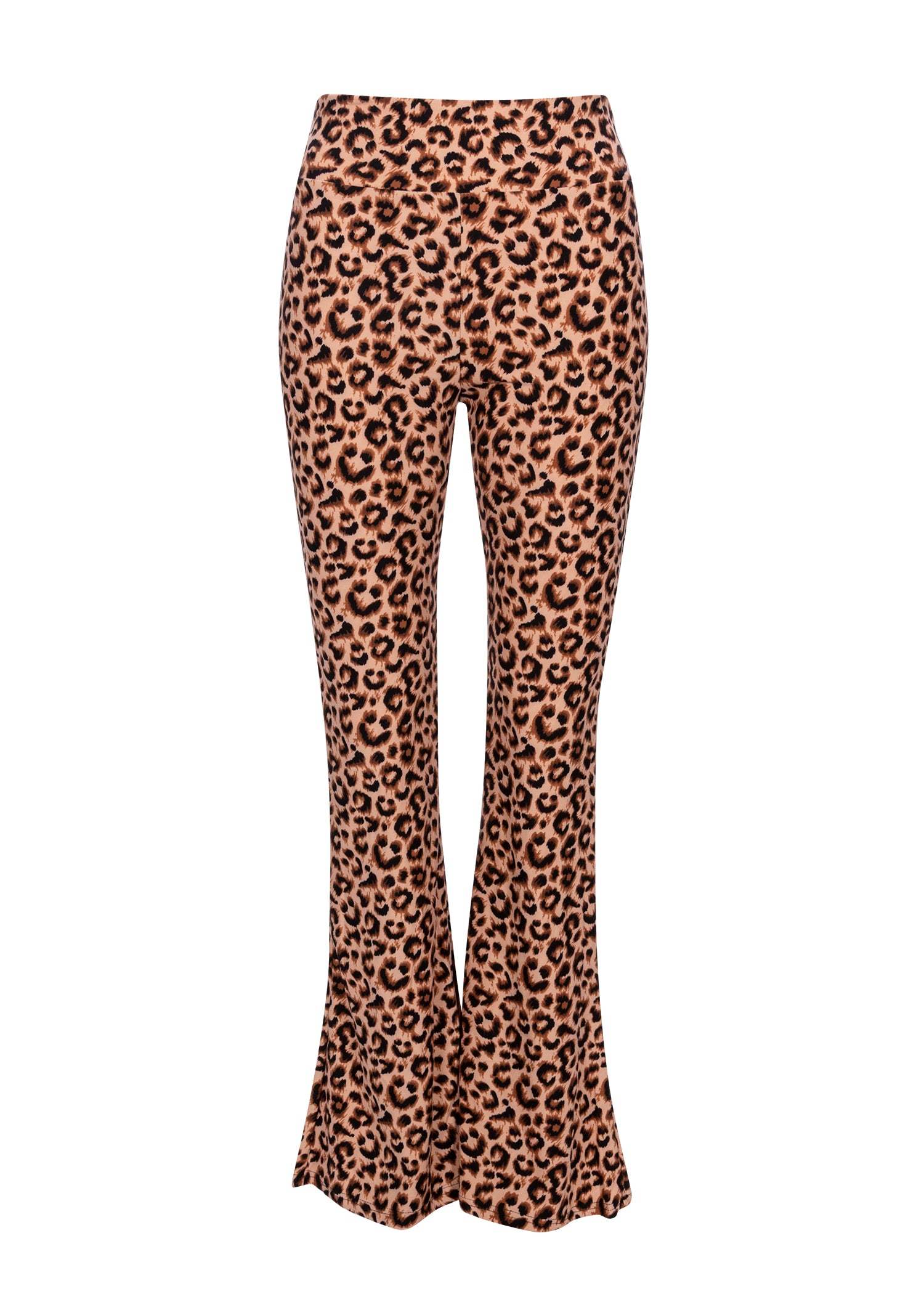 Leopard Print Stretchy Bell Bottom Pants | Animal Print Flares | Pretty ...