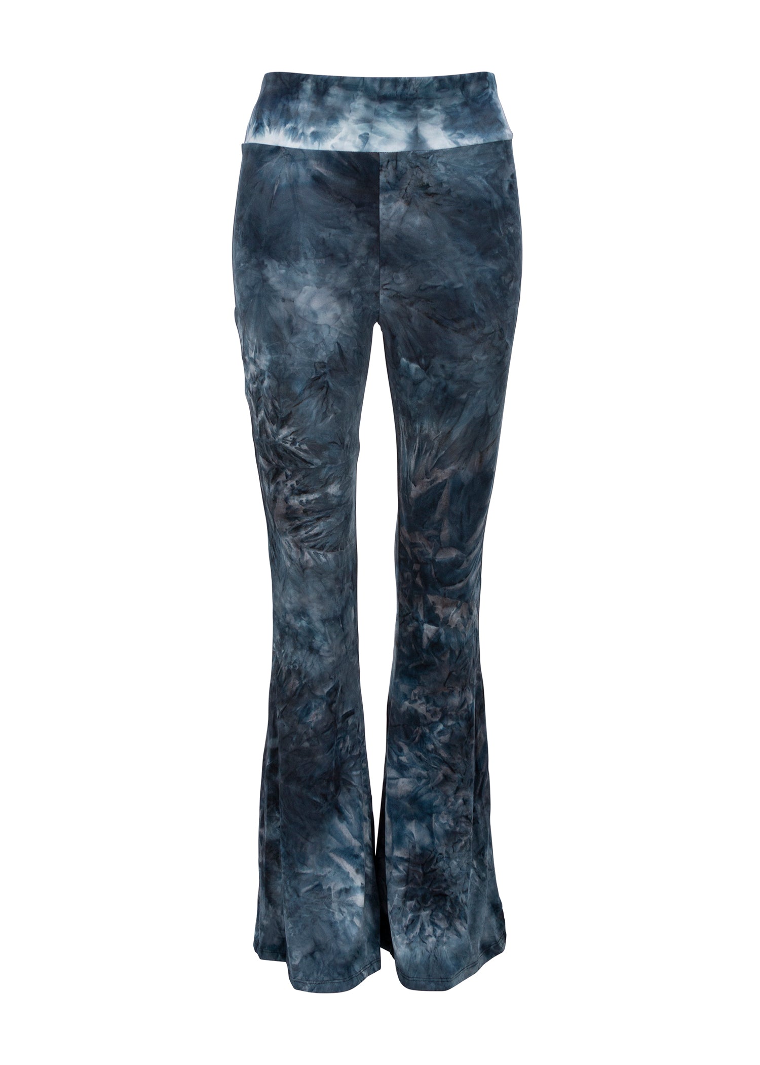 Blue and Gray Tie Dye Bell Bottom Pants | Tie Dye Flare Pants | Pretty ...