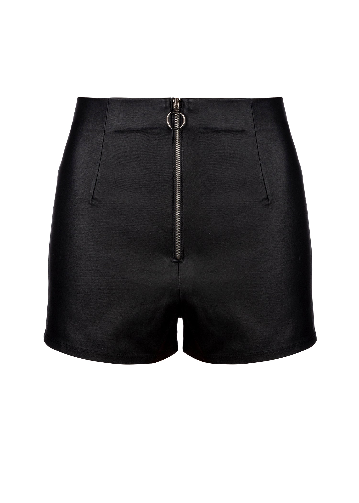 High Waisted Faux Leather Shorts | Leather Shorts | High Waist Shorts ...