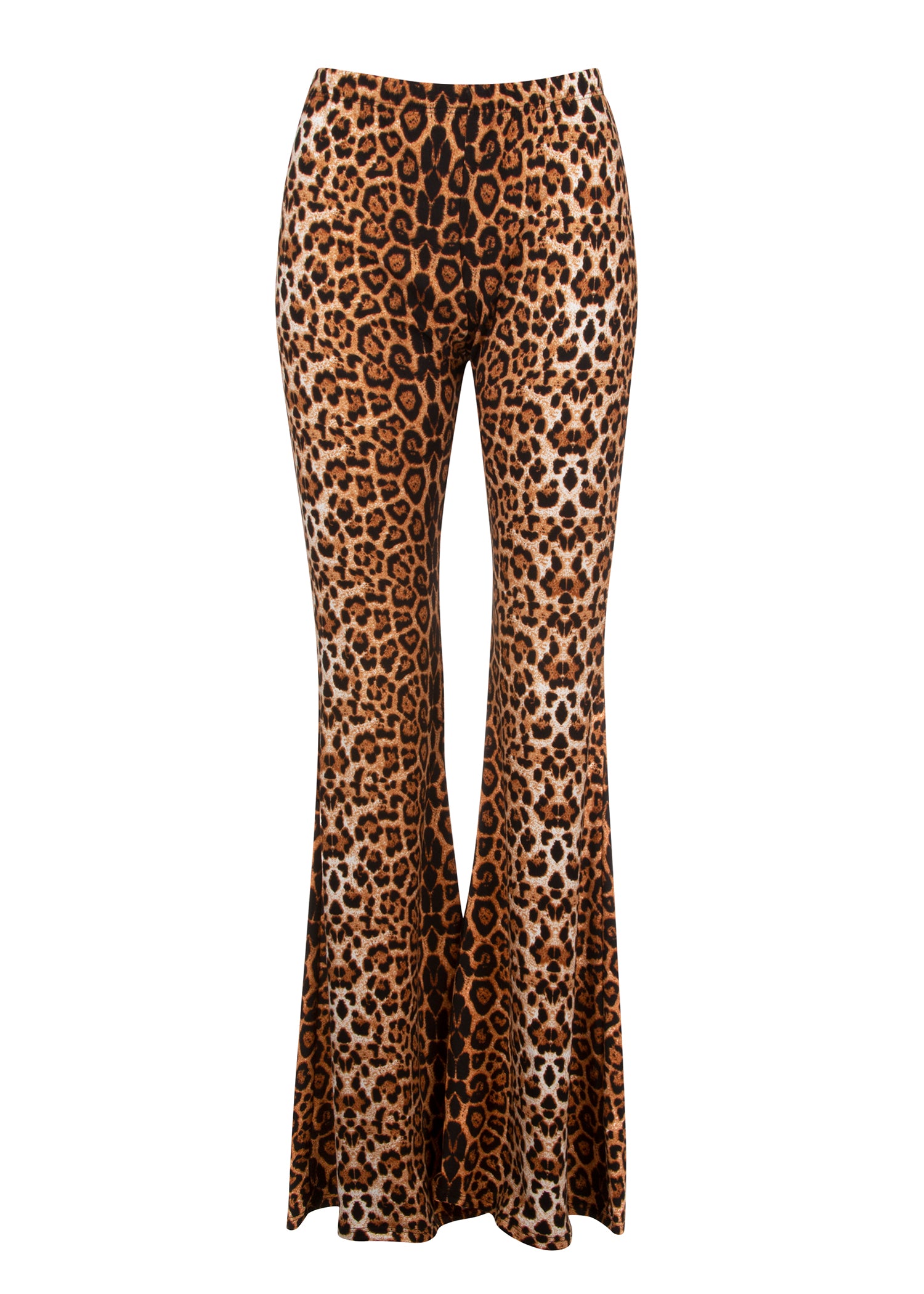 Girls Cheetah Bell Bottoms