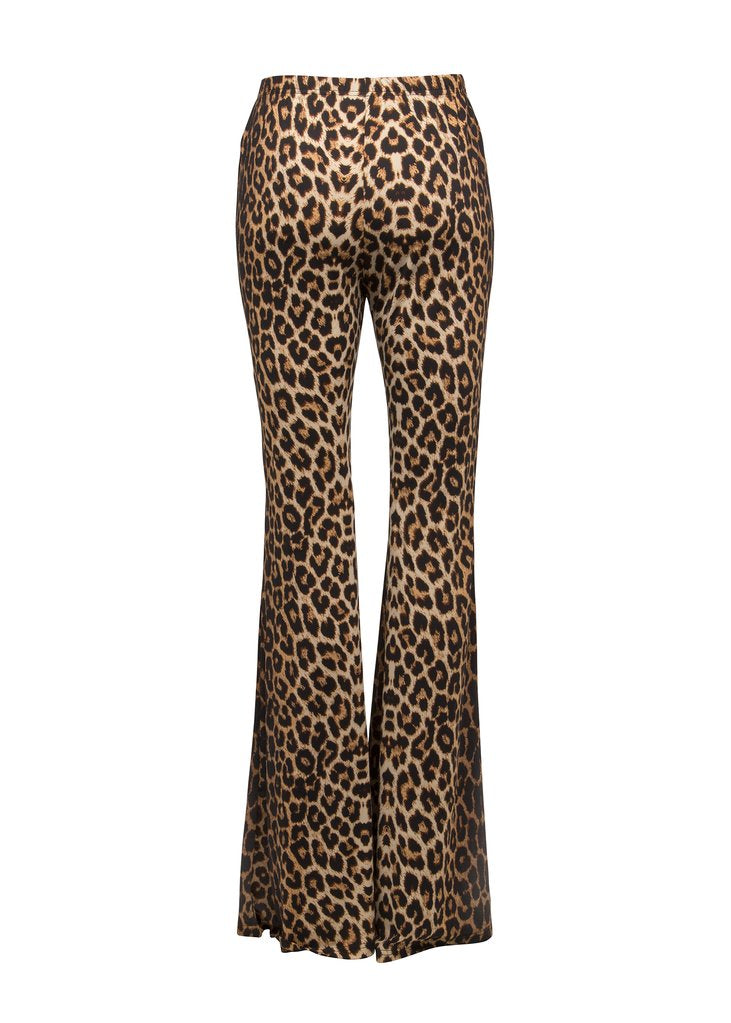 Shop Leopard Bell Bottom Pants | Pretty Attitude | Animal Print Flares ...