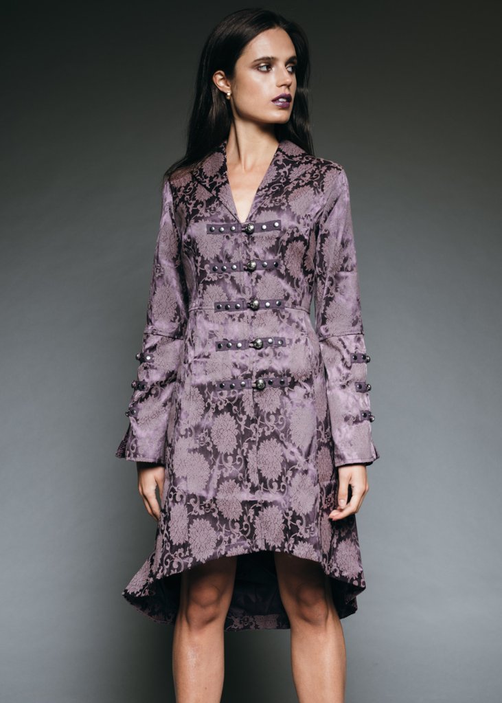 Shop Purple Gothic Steampunk Jacket | Goth Clothing | Pretty Attitude ...