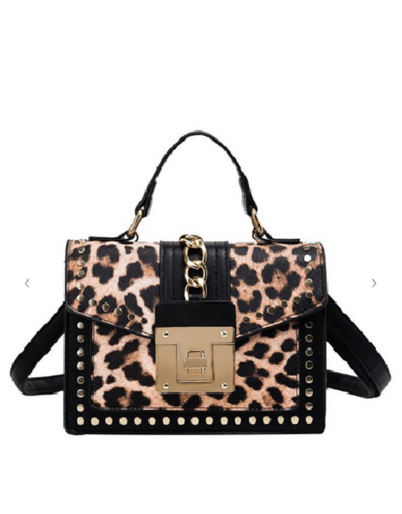Buy Canvas Polyester Handbag large capacity soft surface attached with  hanging strap leopard Sold By PC (Khaki) at Amazon.in