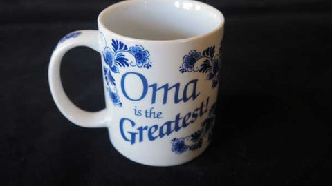oma's the greatest coffee mug