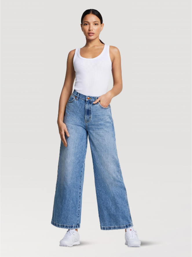 wrangler wide leg jeans