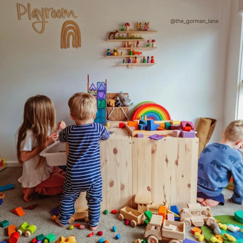 Wooden Toy Playroom