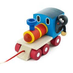 Little Mole and Wooden Toy Train - Happy Go Ducky