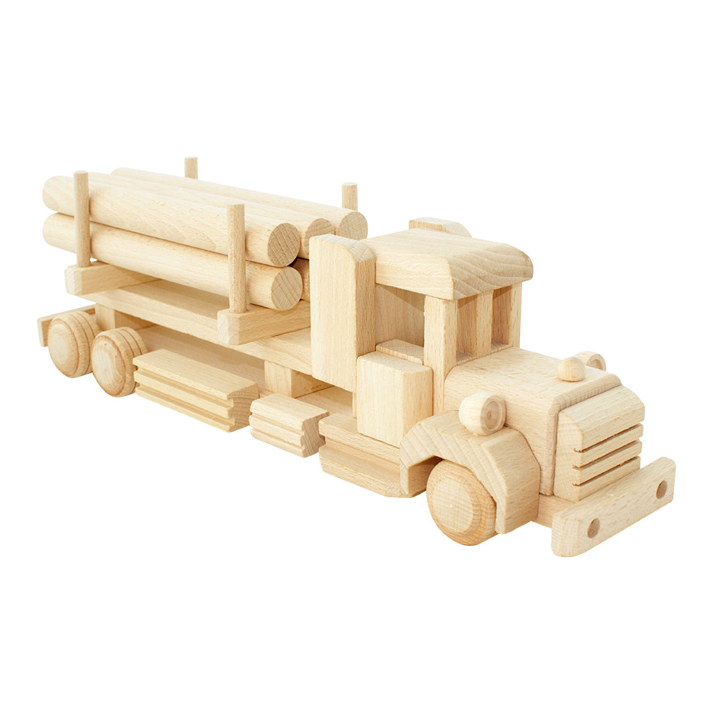 wooden truck with blocks
