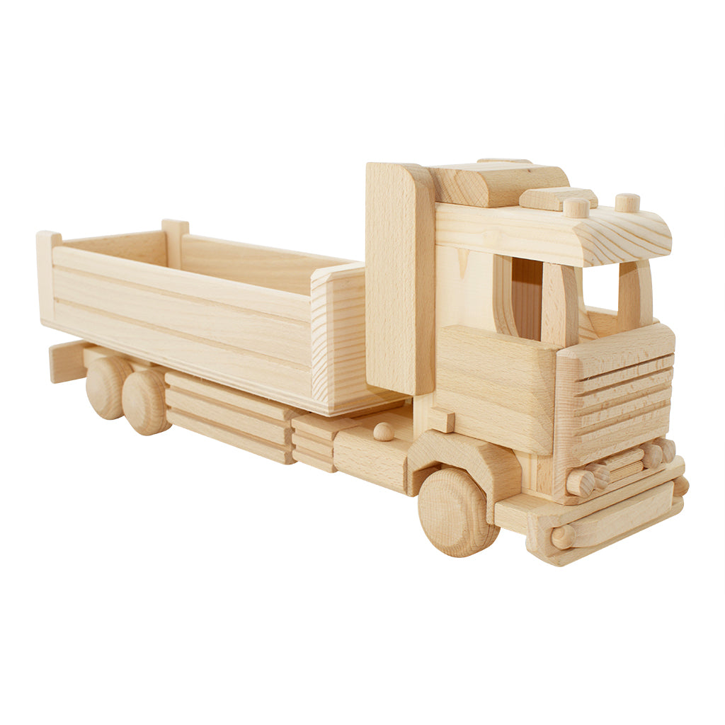 large wooden truck