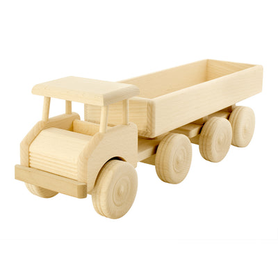 wooden semi