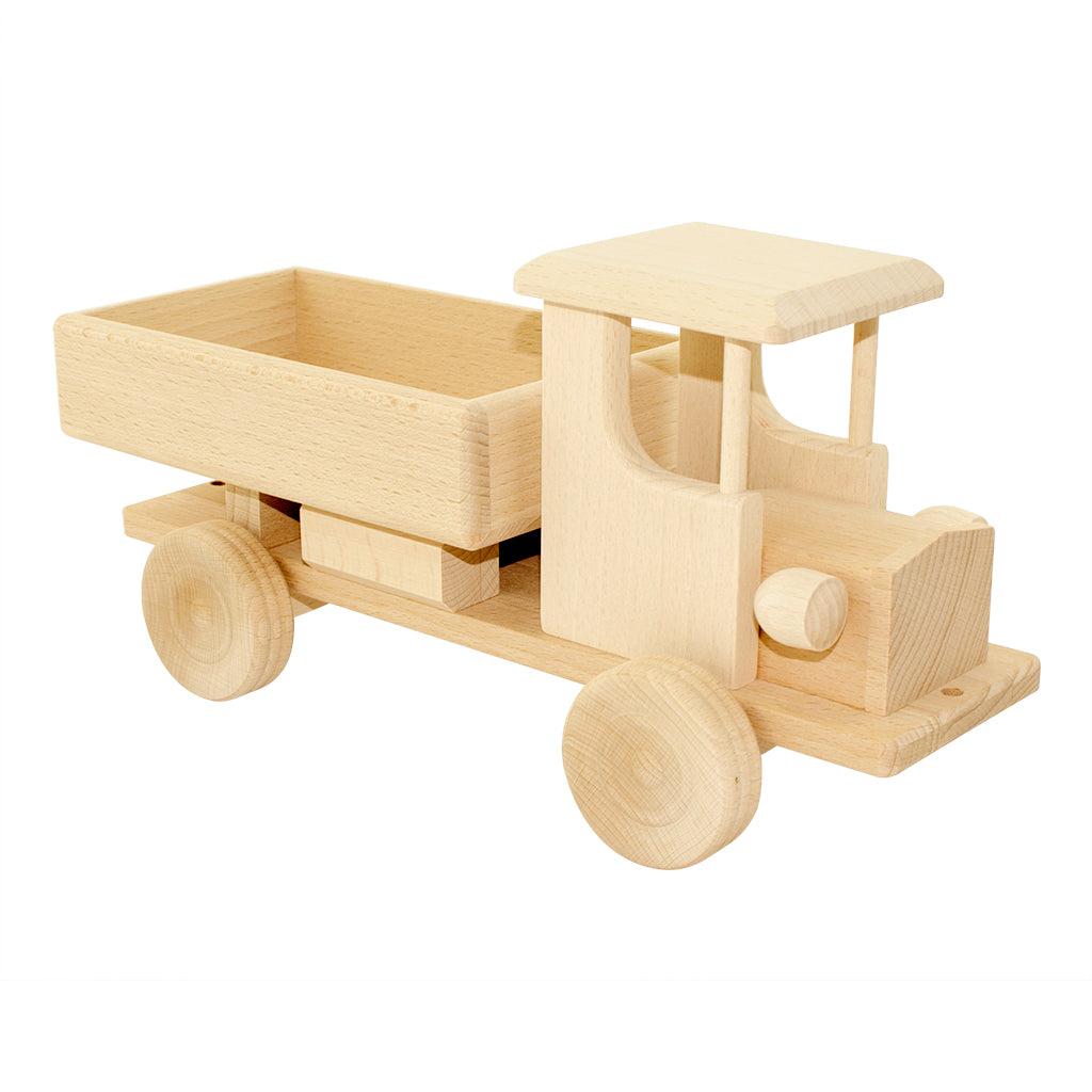 large wooden truck