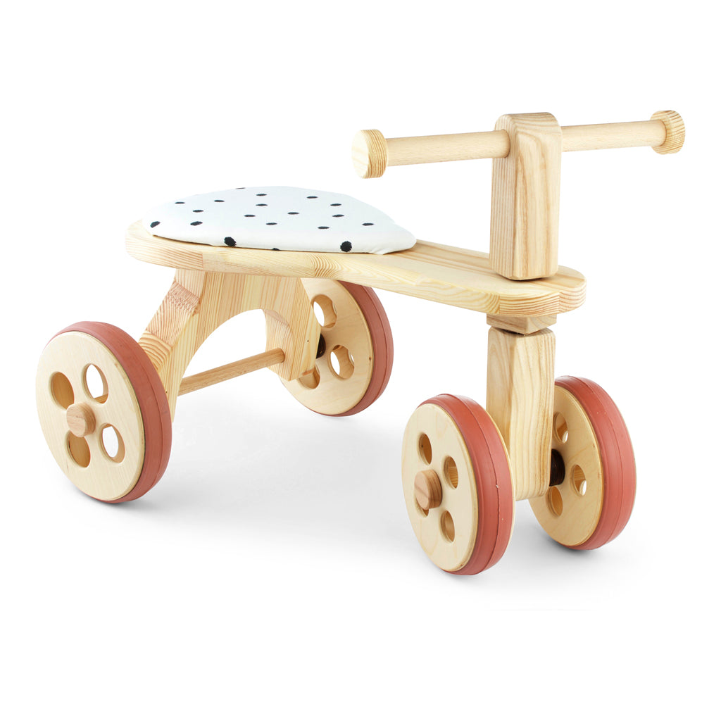 wooden push trike