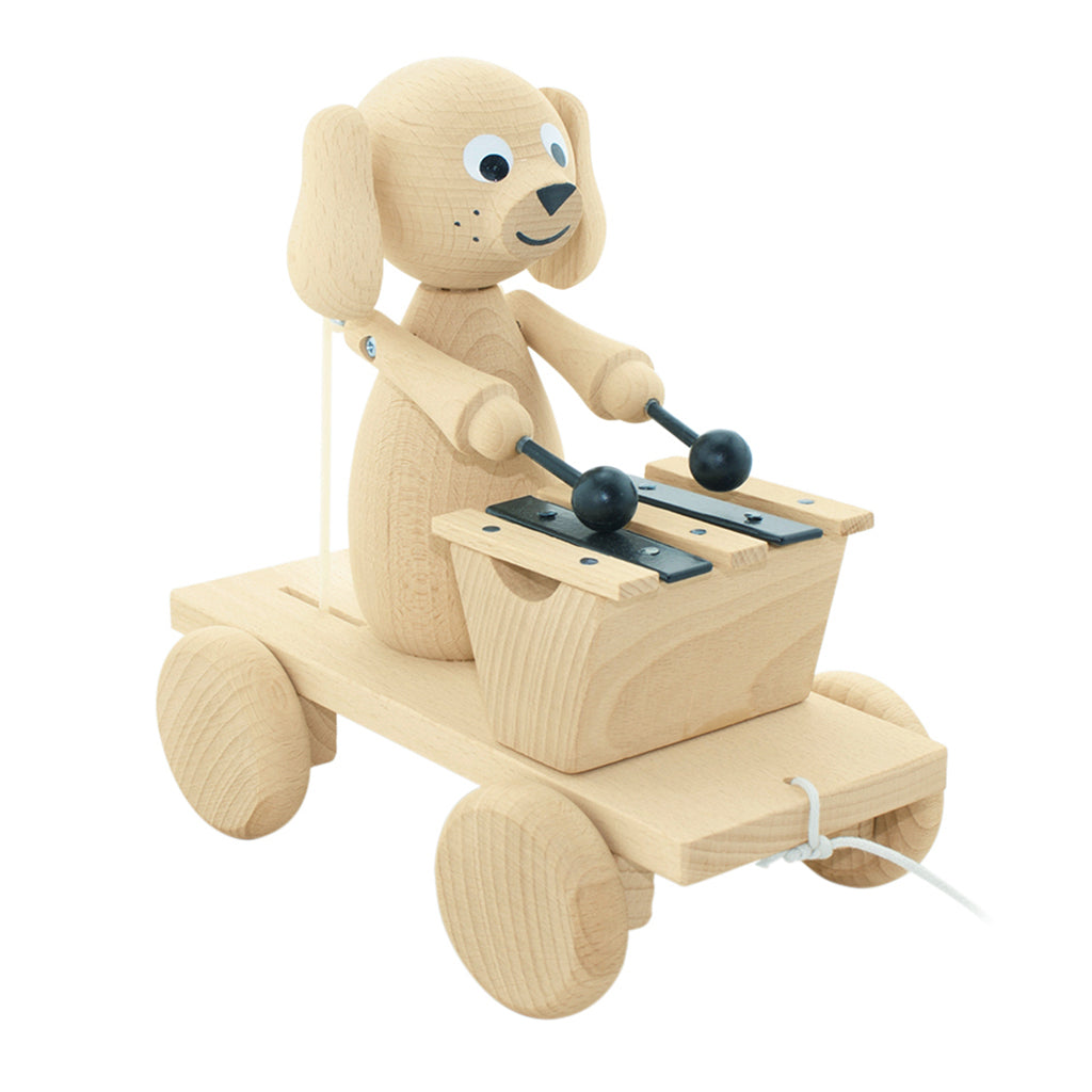 pull along puppy toy