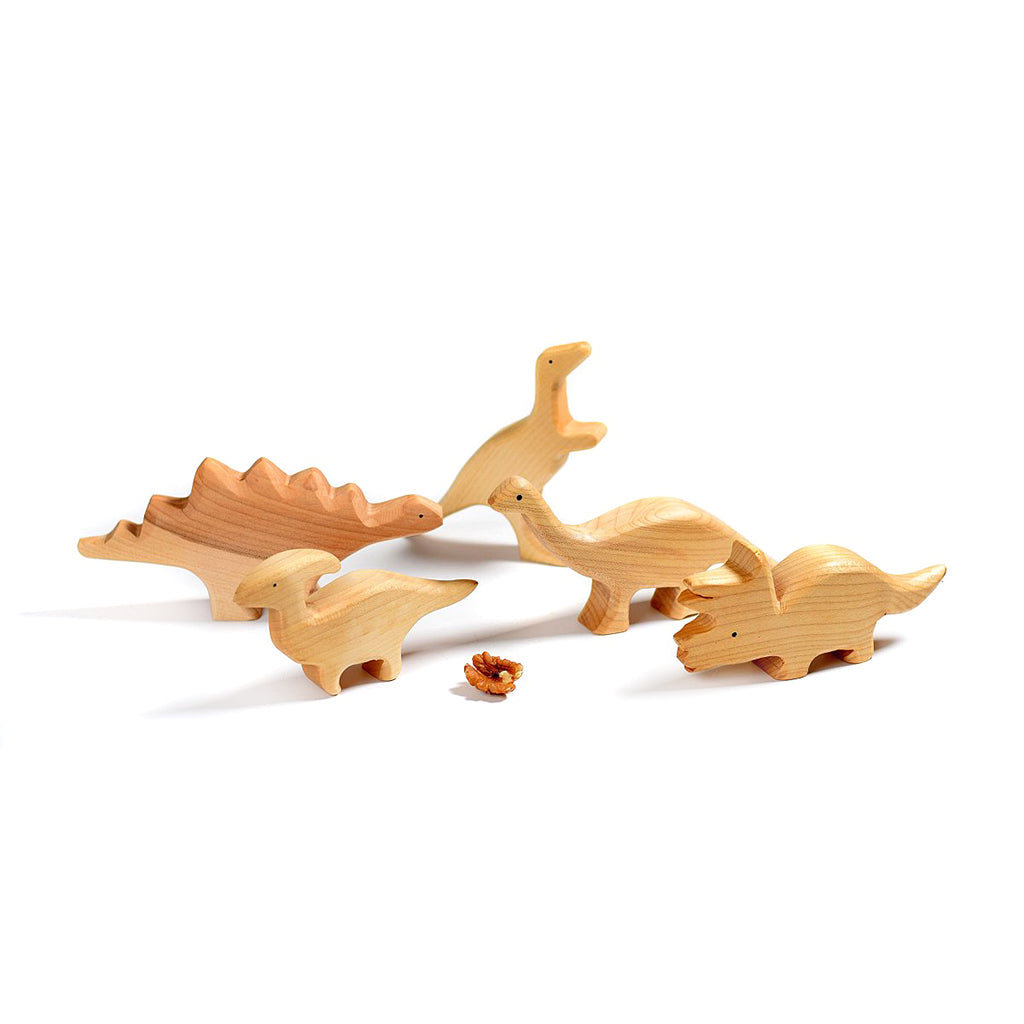 wooden dinosaur