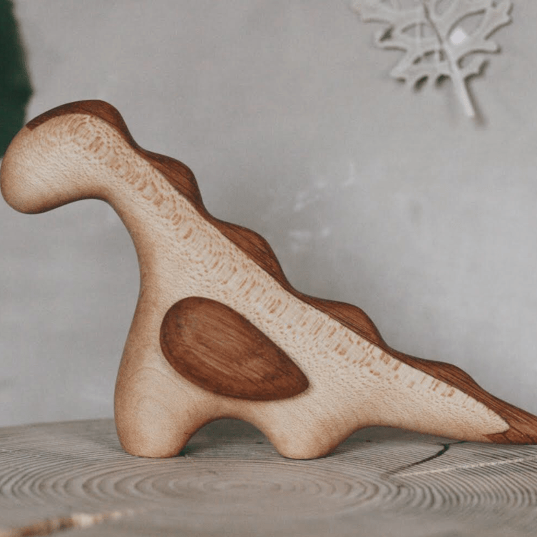 wooden dragon toy