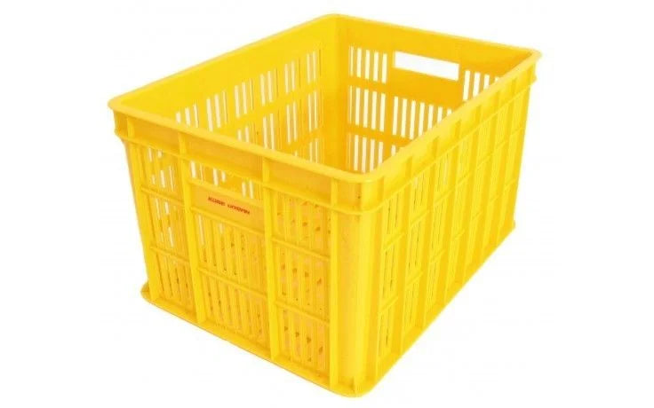 Fietskrat Edge Urban Crate - Medium - Geel