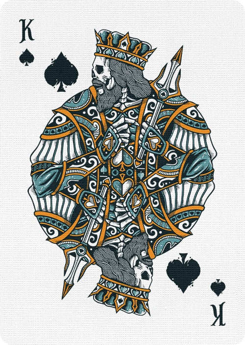 Eternal Reign Sapphire Kingdom Playing Cards by Riffle Shuffle ...