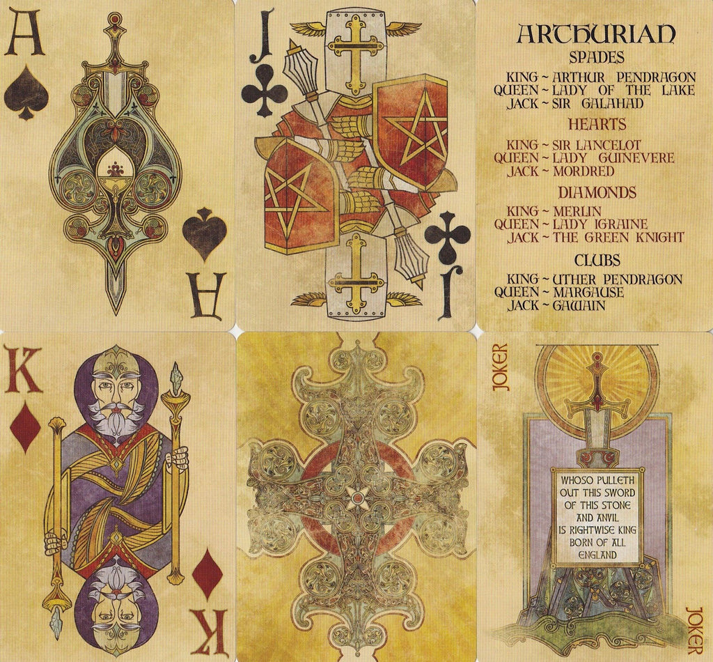 Arthurian Playing Cards - RarePlayingCards.com