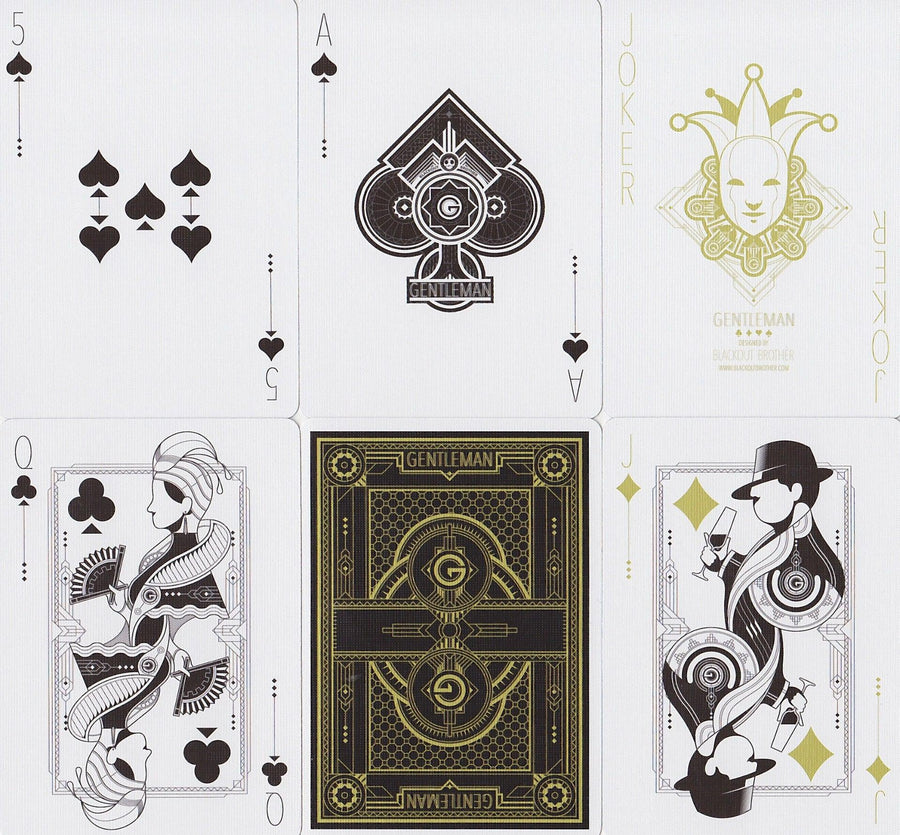 bicycle gentleman playing cards