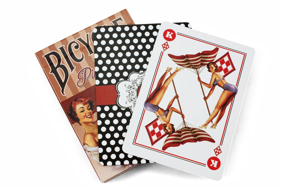 bicycle pin up playing cards