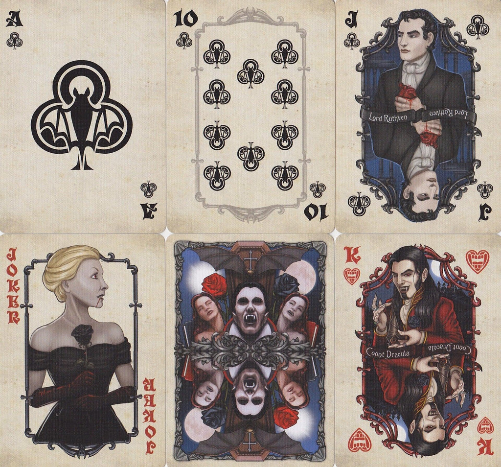 Bicycle® Vintage Vampires Playing Cards - RarePlayingCards.com