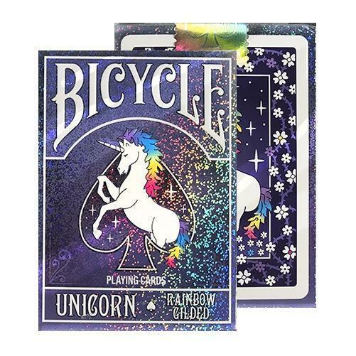 Gilded Bicycle Rainbow Unicorn Playing Cards