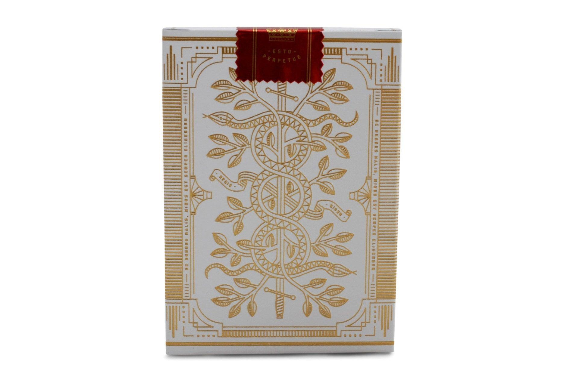 White Monarchs Limited Ed. Playing Cards – RarePlayingCards.com