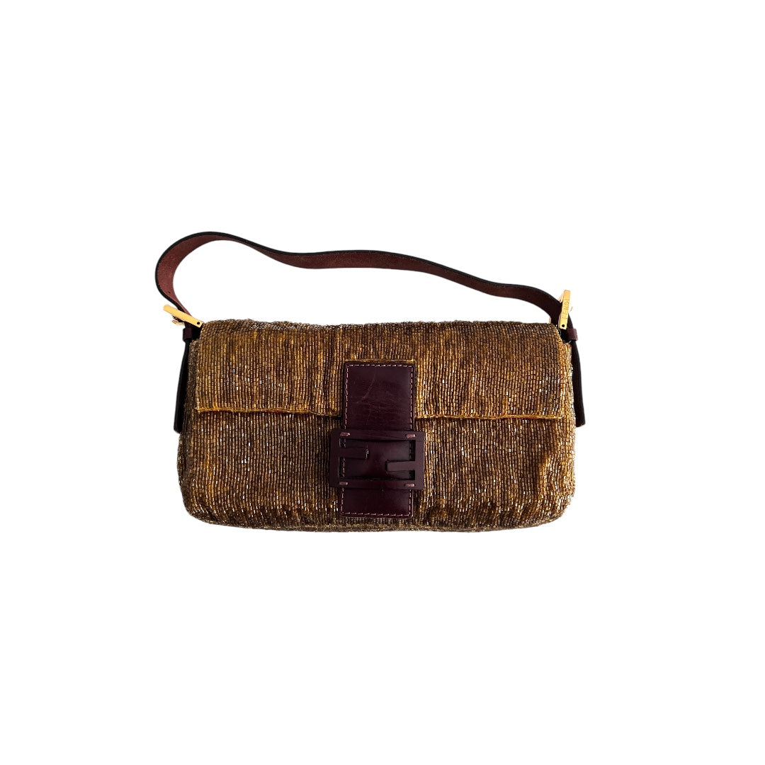 vintage fendi beaded baguette sex and the city style