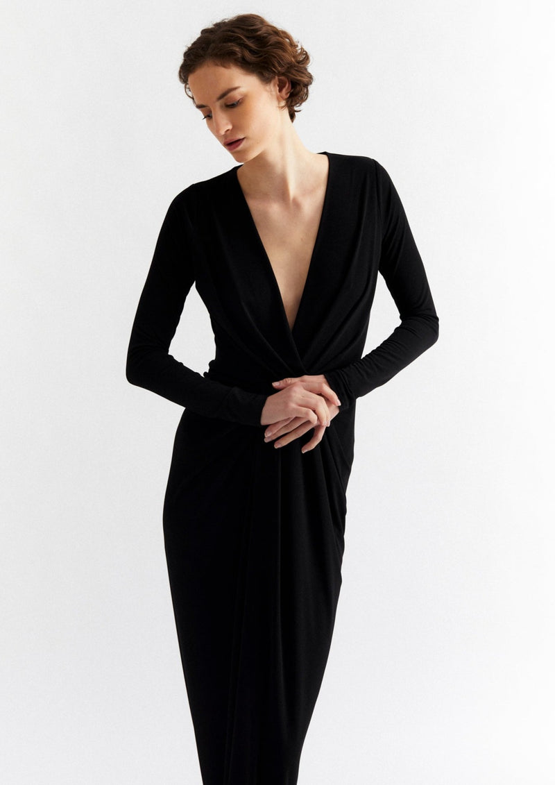 FLORENCE EVENING DRESS, BLACK – KATRI NISKANEN