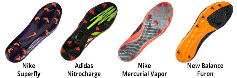 different type of football boots