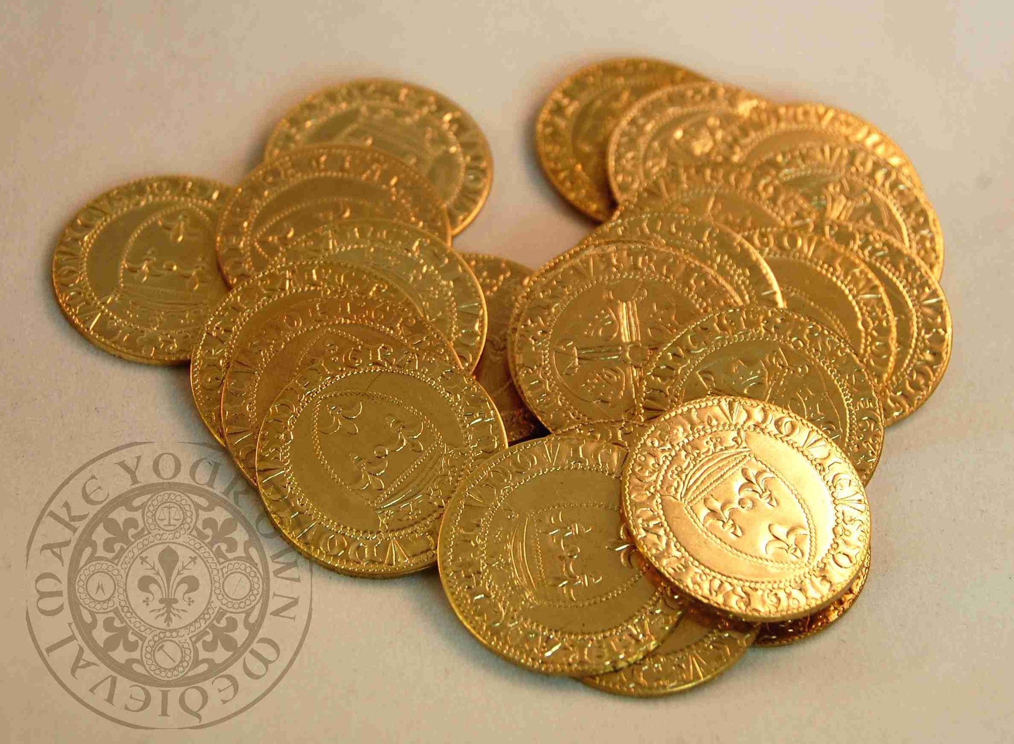 Louis XI Ecu D'or Burgundian Reproduction Coin | Make Your Own Medieval